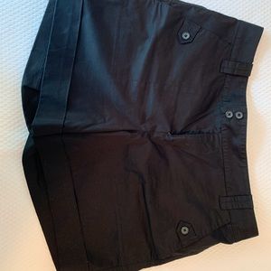 Banana Republic size 12 cuffed black 7” shorts
